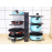 8 Tier Cupboard Kitchen Cabinet Storage Organiser Rack Stand Pan Pot Holder UK