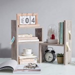 Stylish Wood BooK Table